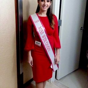 Red Calvin Klein Dress